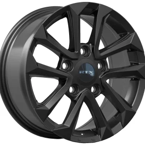 RTX Wheels – TY-07 – Black – 18″x8″ 56mm – All weather Wheels – 083384